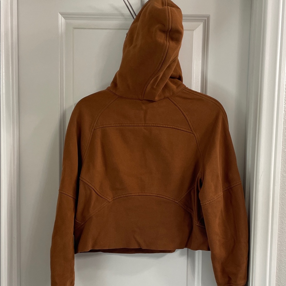 lululemon athletica cropped Brown Hoodie - Picture 5 of 6